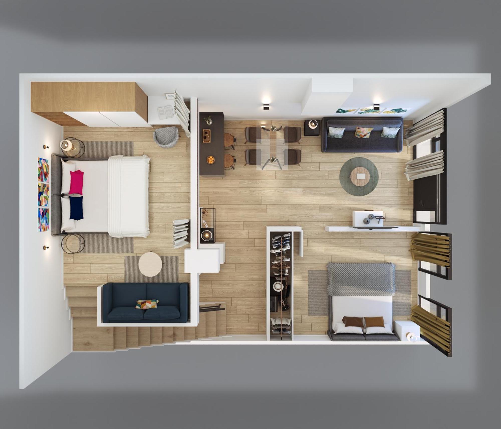 Ferienwohnung Duplex Moderno Y Acogedor Junto A Atocha Madrid Exterior foto